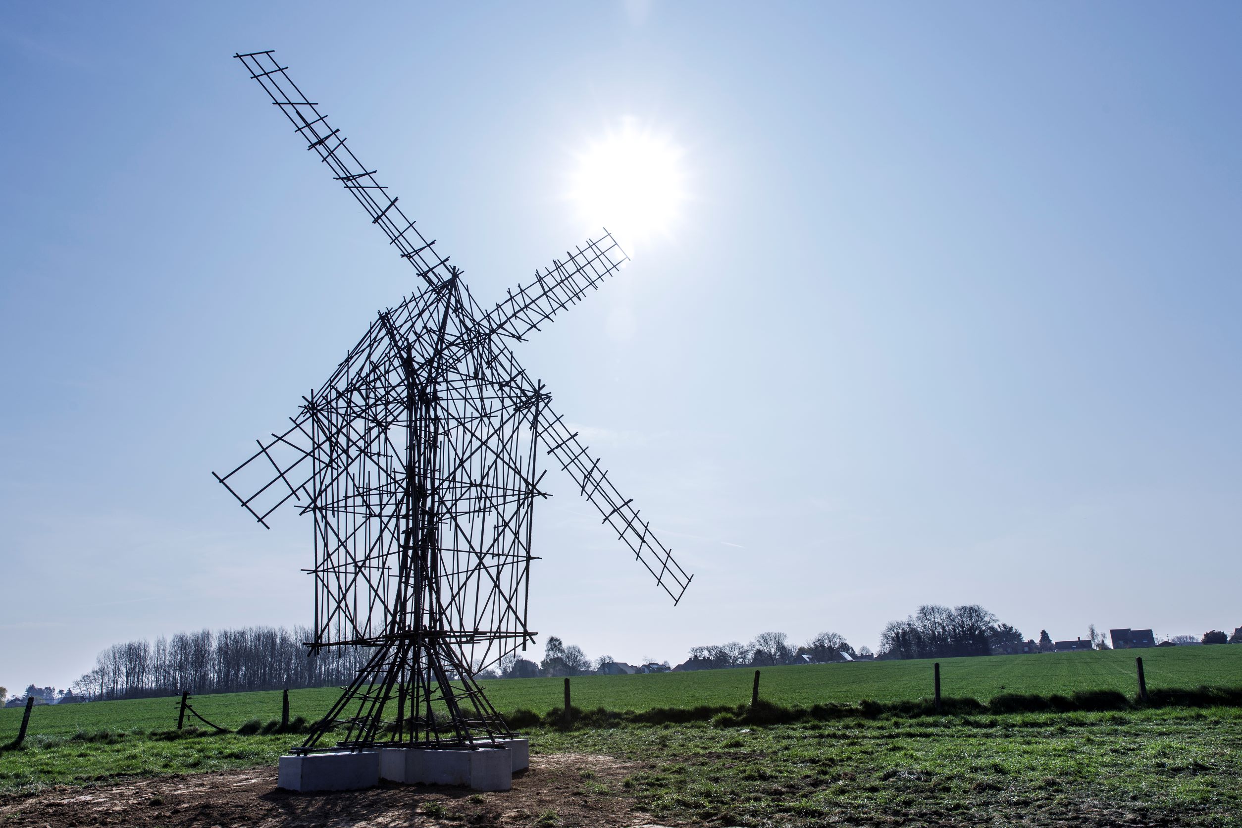 molen in het landschap