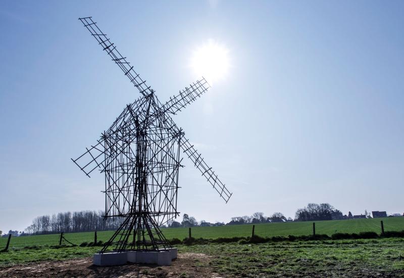 molen in het veld