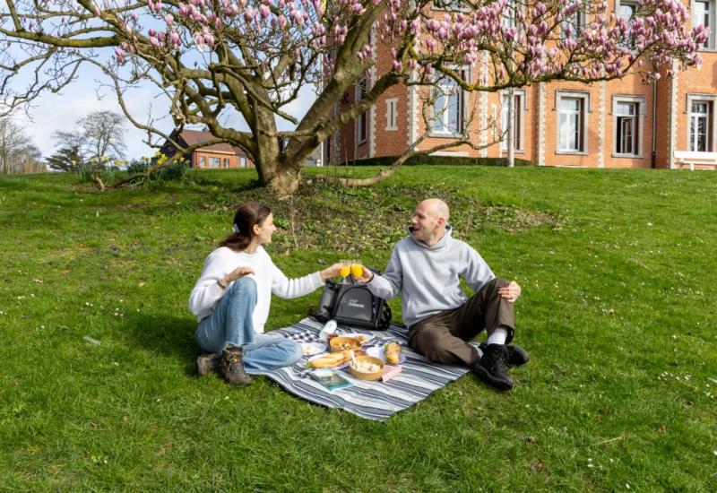 picknicken in het park