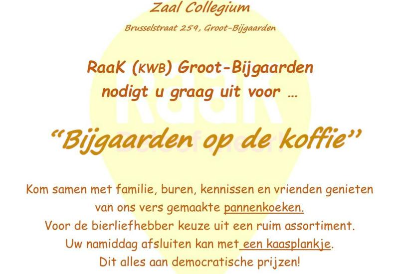 Bijgaarden op de koffie © RAAK Groot-Bijgaarden