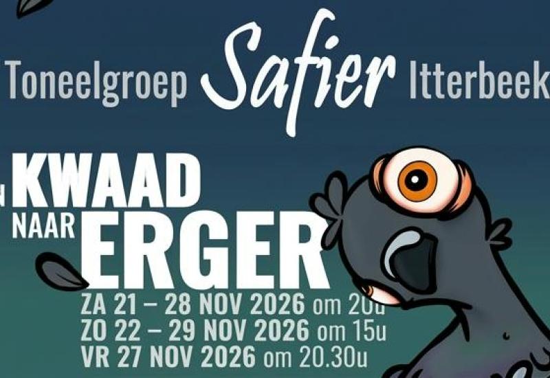 Komedie 'Van kwaad naar erger' © Toneelgroep Safier Komedie 'Van kwaad naar erger' © Toneelgroep Safier