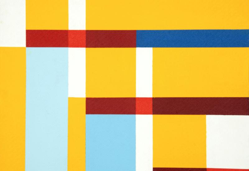 Alfons Hoppenbrouwers: ruimte voor kleur en getal © M UHKA