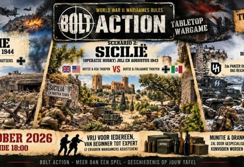 Een kennismaking met Tabeltop Bold Action wargame © Geen Een kennismaking met Tabeltop Bold Action wargame © Geen
