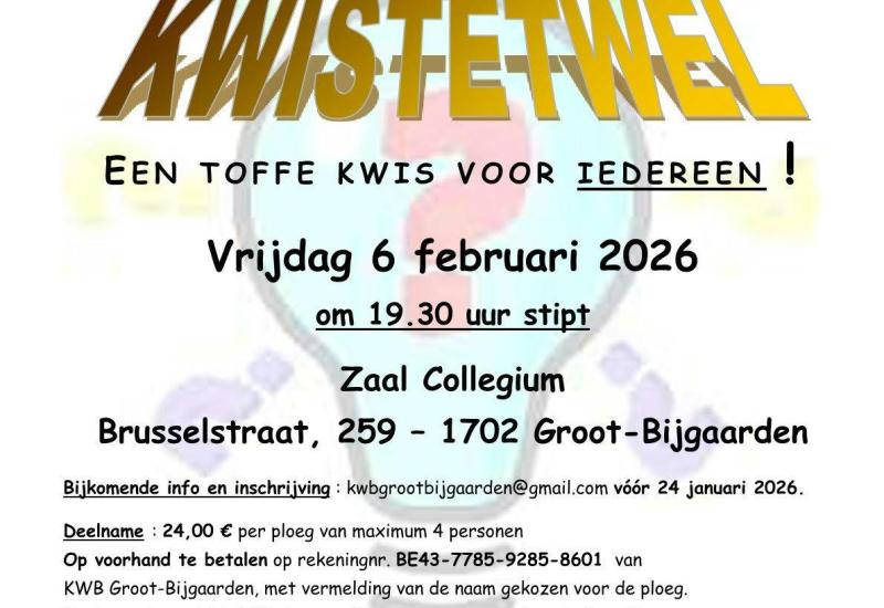 Kwistetwel 2026 © RAAK Groot-Bijgaarden