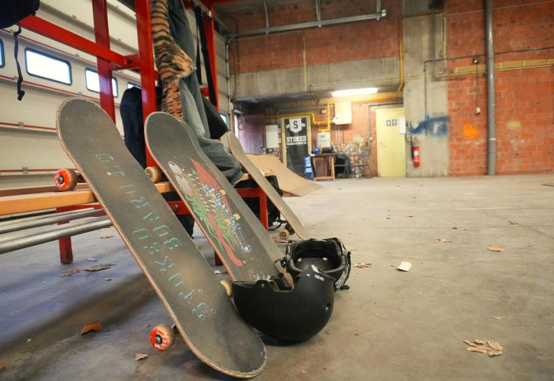 Pop-up indoor skatepark Dilbeek © Gemeente Dilbeek