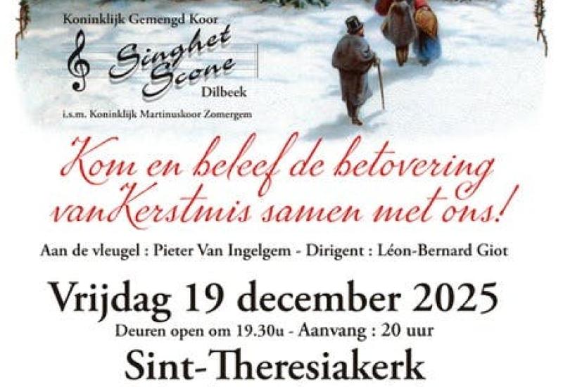 Kom en beleef de betovering van Kerstmis samen met ons ! © Koninklijk Gemengd Koor Singhet Scone Dilbeek