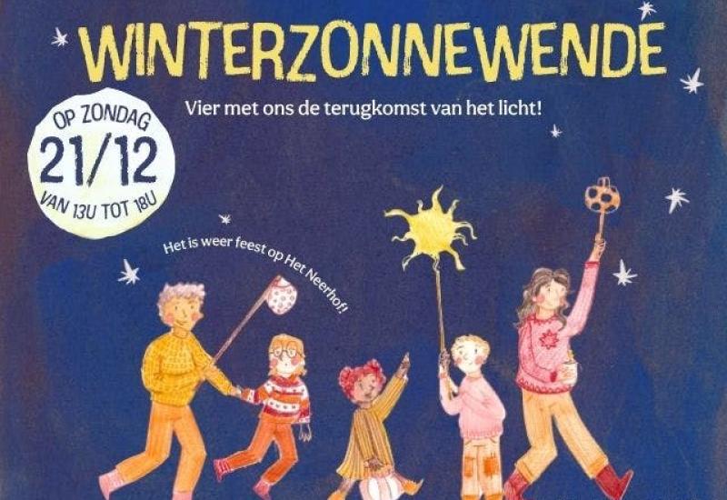 Winterzonnewende op de boerderij. © HetNeerhofvzw