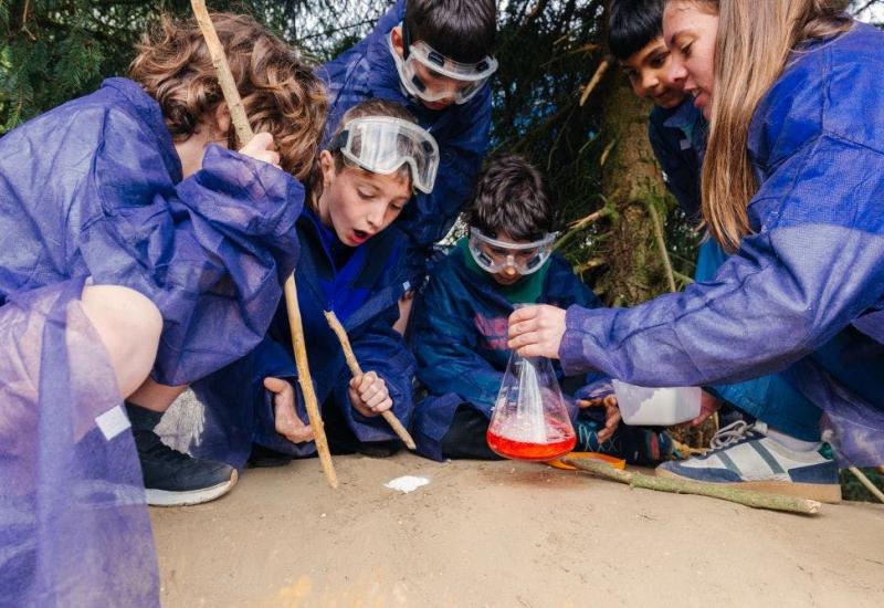 Het wetenschapslab © Skillz vzw