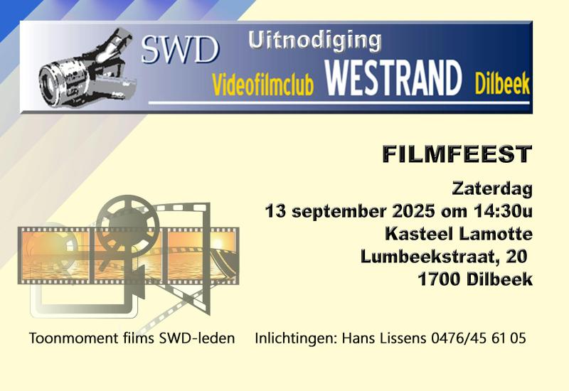 Filmfeest Videofilmclub Westrand Dilbeek © Videofilmclub Westrand Dilbeek