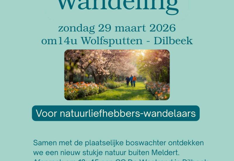Lentewandeling Wolfsputten Dilbeek © Gezinsbond VZW