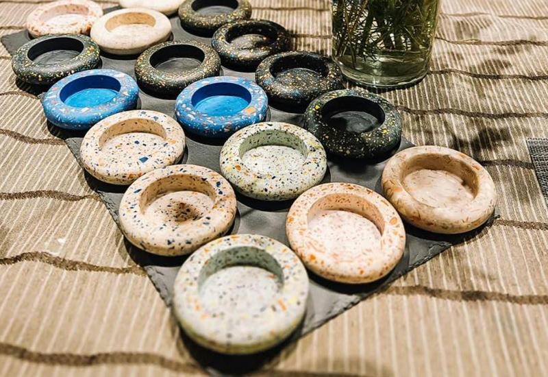Unieke creaties met terrazzo © Celien Waeyaert