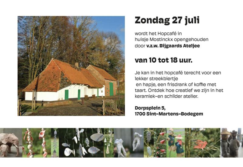 Uitbating Huisje Mostinckx - door Bijgaards Ateljee (keramiek en schilderkunst) © Bijgaards Ateljee